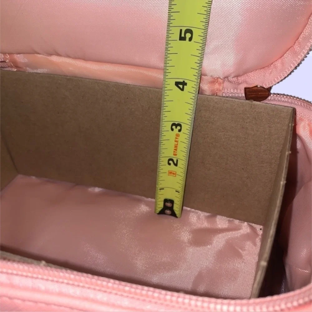 ICONIC LONDON Pink Multi-compartement Makeup Case New